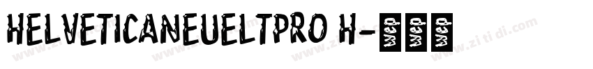HELVETICANEUELTPRO H字体转换